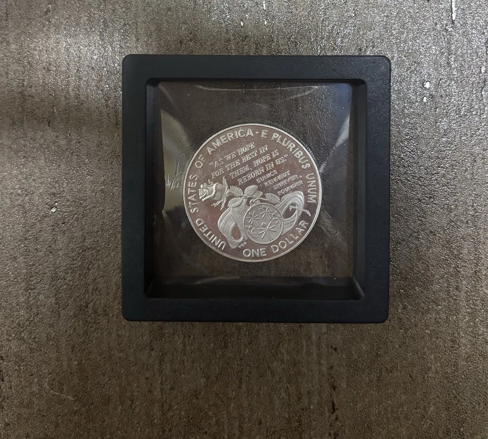 Special Olympics World Games 1995 Eunice Kennedy Shriver 1 Dollar Us Coin - Image 2 of 2