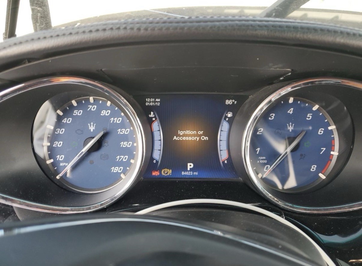 2014-2017 MASERATI QUATTROPORTE INSTRUMENT CLUSTER GAUGE SPEEDOMETER 84K MILES