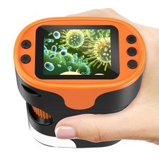 Kids Digital Microscope STEM Educational Toy - Science Gift Kit for Ages 4-12