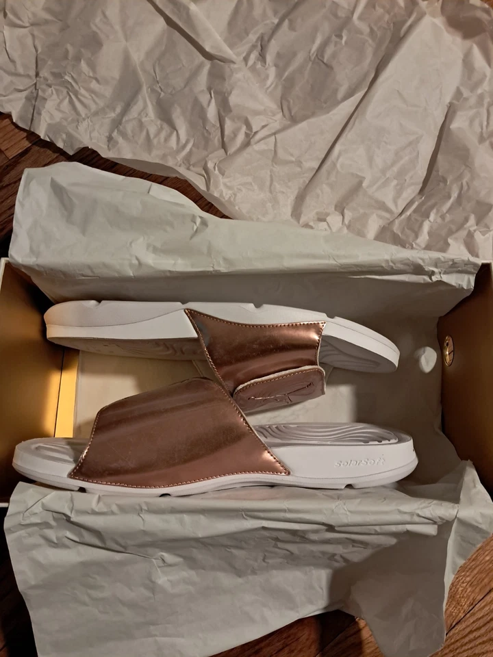 Nike Air Jordan Retro 5 Pinnacle Bronce Y Blanco Slides Para Hombre Talla 12 100%... Foto 3 de 4