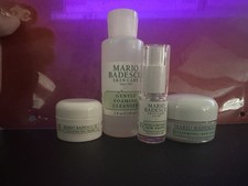 Mario Badescu Skin Care 4 Piece Bundle Foaming Cleaning, Dew Drops, Eye Cream