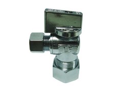PROFLO PFXQAC32C Low-Lead Compliant Quarter-Turn Angle Stop - Chrome
