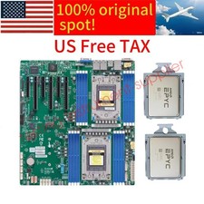 AMD epyc 7663 2 Supermicro H12DSi-N6 56-Core 112 threads 2.0ghz sp3 combination