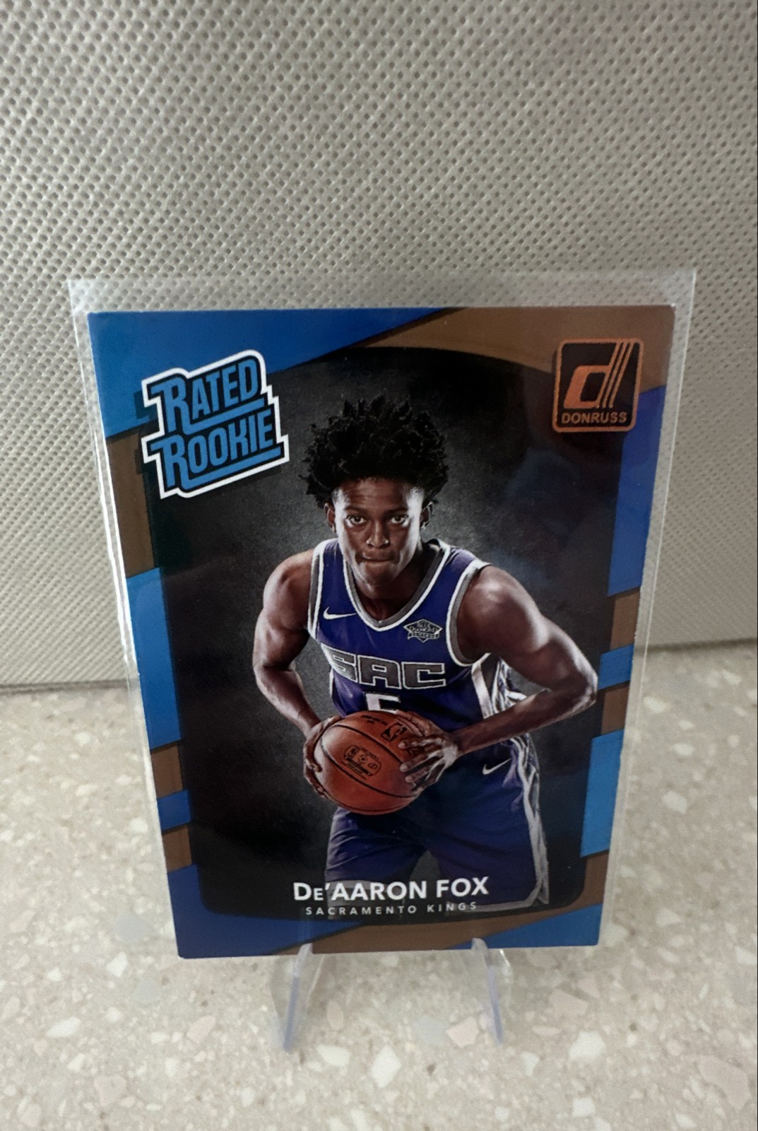 2017-18 Panini Donruss - Rated Rookies De'Aaron Fox #196 (RC)