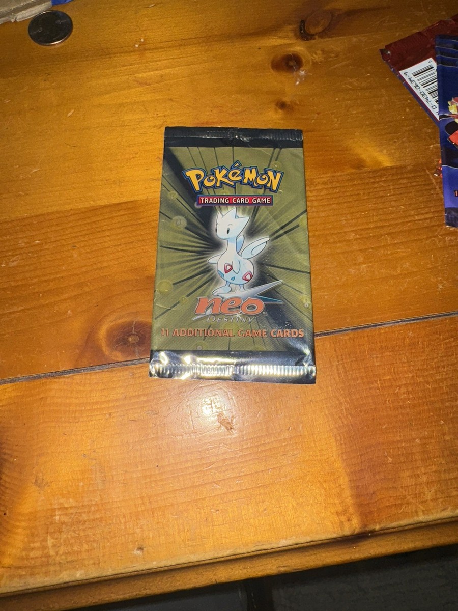 Wizards of the Coast Pokemon Neo Destiny Booster Pack Foil Wrapper- (No  Cards) 76930175279| eBay