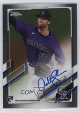 2021 Topps Chrome Rookie Auto Ashton Goudeau #RA-AGO Auto 0s9d