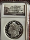 1888-CC Morgan Silver Dollar $1 DMPL (Gem Deep Proof-Like) KM#110