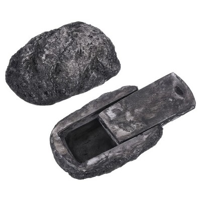 Fake Rock Key Hider, Hide A Spare Key Storage Lock Box, Ink Color
