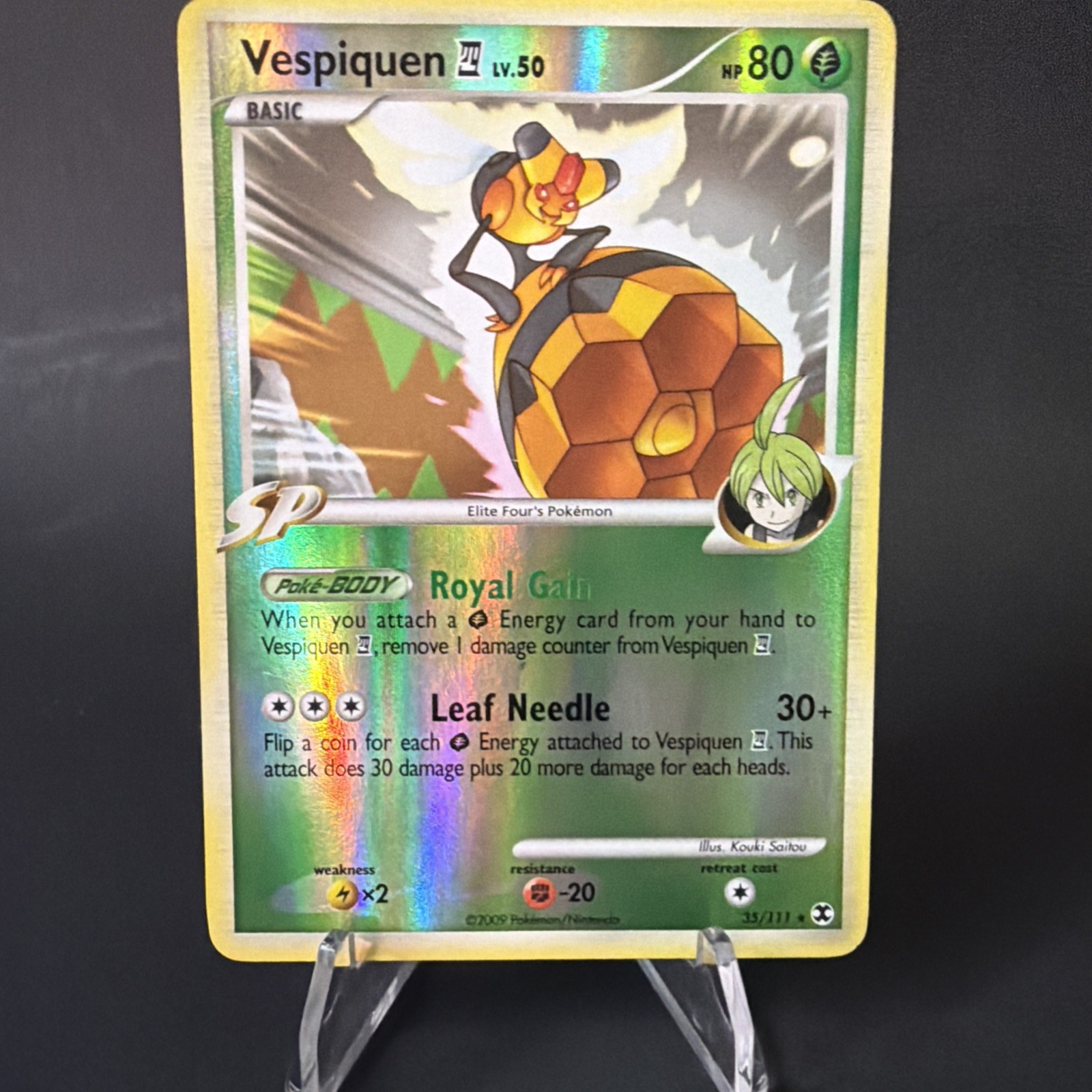 Vespiquen 35/111 Pokemon Rising Rivals Reverse Holo, LP