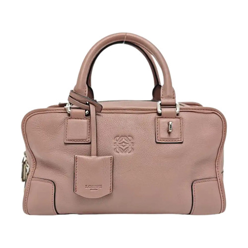 LOEWE Amazona Handbags Leather Red Free Shipping | Duties Paid