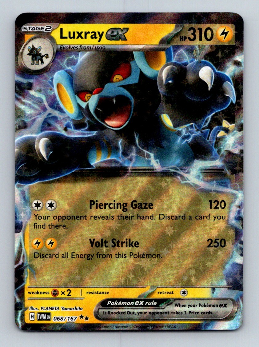#68 Luxray ex 2024 Twilight Masquerade Double Rare