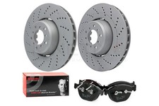 FÜR BMW M5 E60 E61 BREMSSCHEIBEN BREMBO BELÄGE VORNE LINKS & RECHTS 376mm 2004-2009