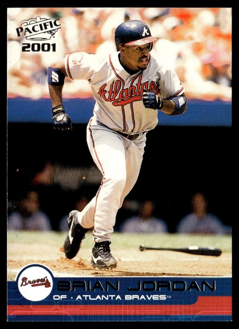 2001 Pacific Brian Jordan Atlanta Braves #37