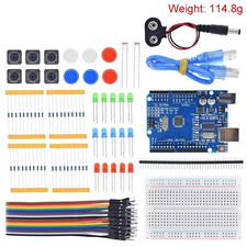 DIY Electronic Starter Kit for UNO R3 Arduino Circuit Board Electronics 12-In-1