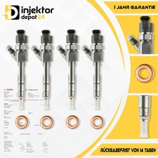 4X 0445110110A Bosch Einspritzd&uuml;se Injektor Nissan Renault 1.9 dCi 8200100272