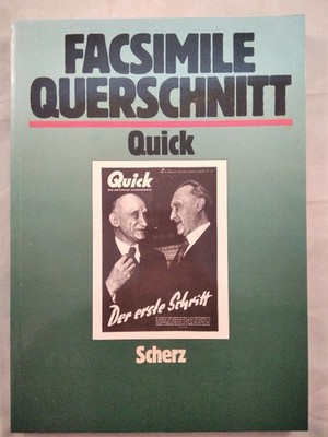 Facsimile Querschnitt durch die Quick. Holzer, Horst: