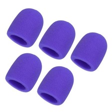 Microphone Cover, Sponge Foam Mic Cover, 5 Pack  3"  Purple