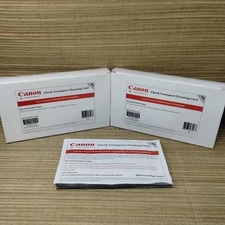 Canon CR-Series Check Transport Cleaning Cards 3221V229 Lot of 39 New