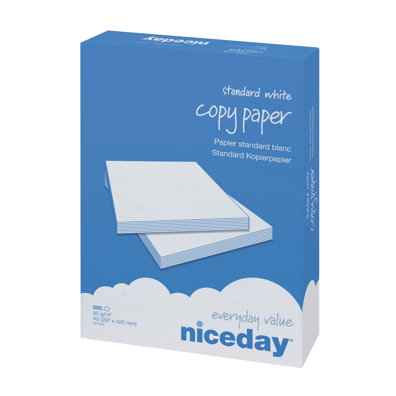 Niceday A3 Copier Paper (80gsm) 1 Ream - 500 Sheets