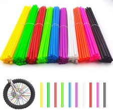 180 PCS Spoke Skins Spoke Covers, 10 Colors Bike Wheels Cover Decoration Protect