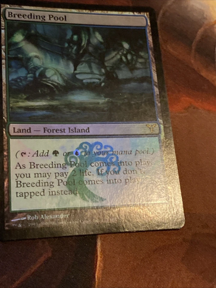 Breeding Pool X1 Mtg Dissension Mp (Slight Water Damage) Foil - Image 2 of 4