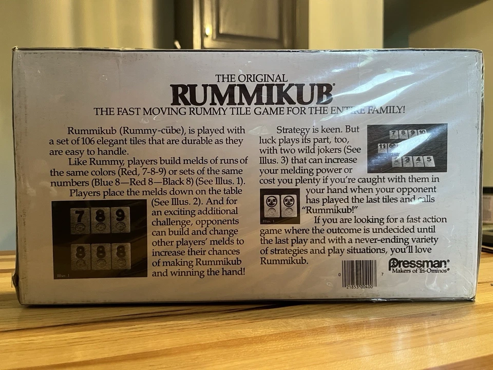 New Sealed The Original Rummikub Vintage Boardgame - Pressman 1980's - Image 2 of 4