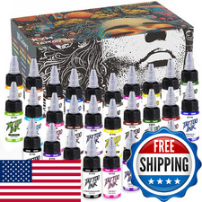 KVM Tattoo Ink with 28 Colors Has High Saturation and is Easy to Color The Indoo