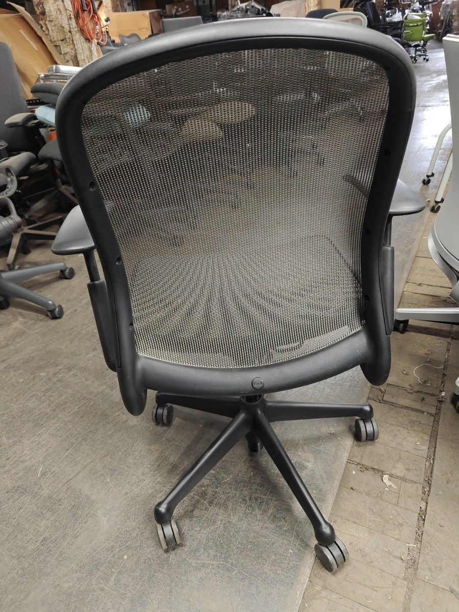 Knoll Chadwick Office Chair Tan Mesh Black Frame Desk Chair | eBay