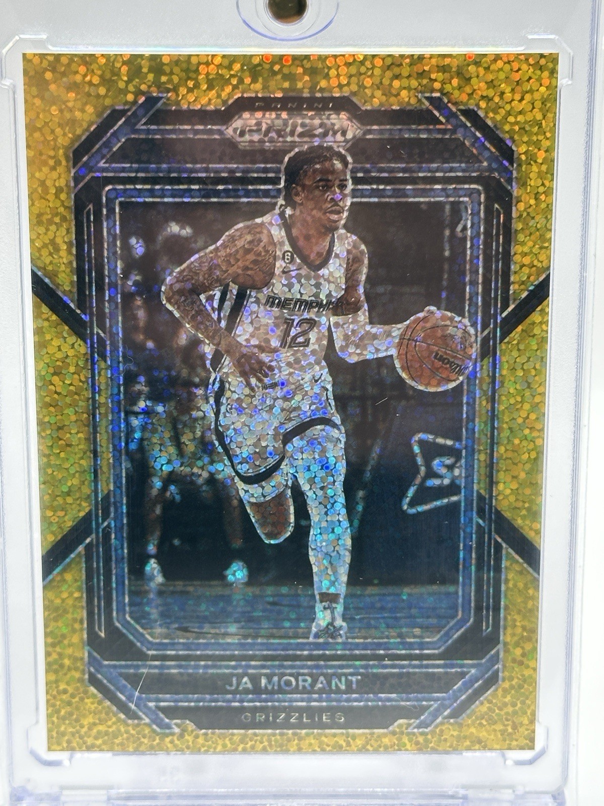 Last Reduction 2022-23 Ja Morant Panini Prizm Gold Sparkle /24 Grizzlies 200 SSP