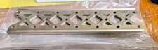4 PC NICE NICKEL PLATE A C Gilbert Erector "EY" 6 " STRAIGHT Big Channel Girder