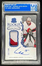 2023-24 The Cup #140 Leevi Merilainen Rookie Patch Auto Autograph Auto /249