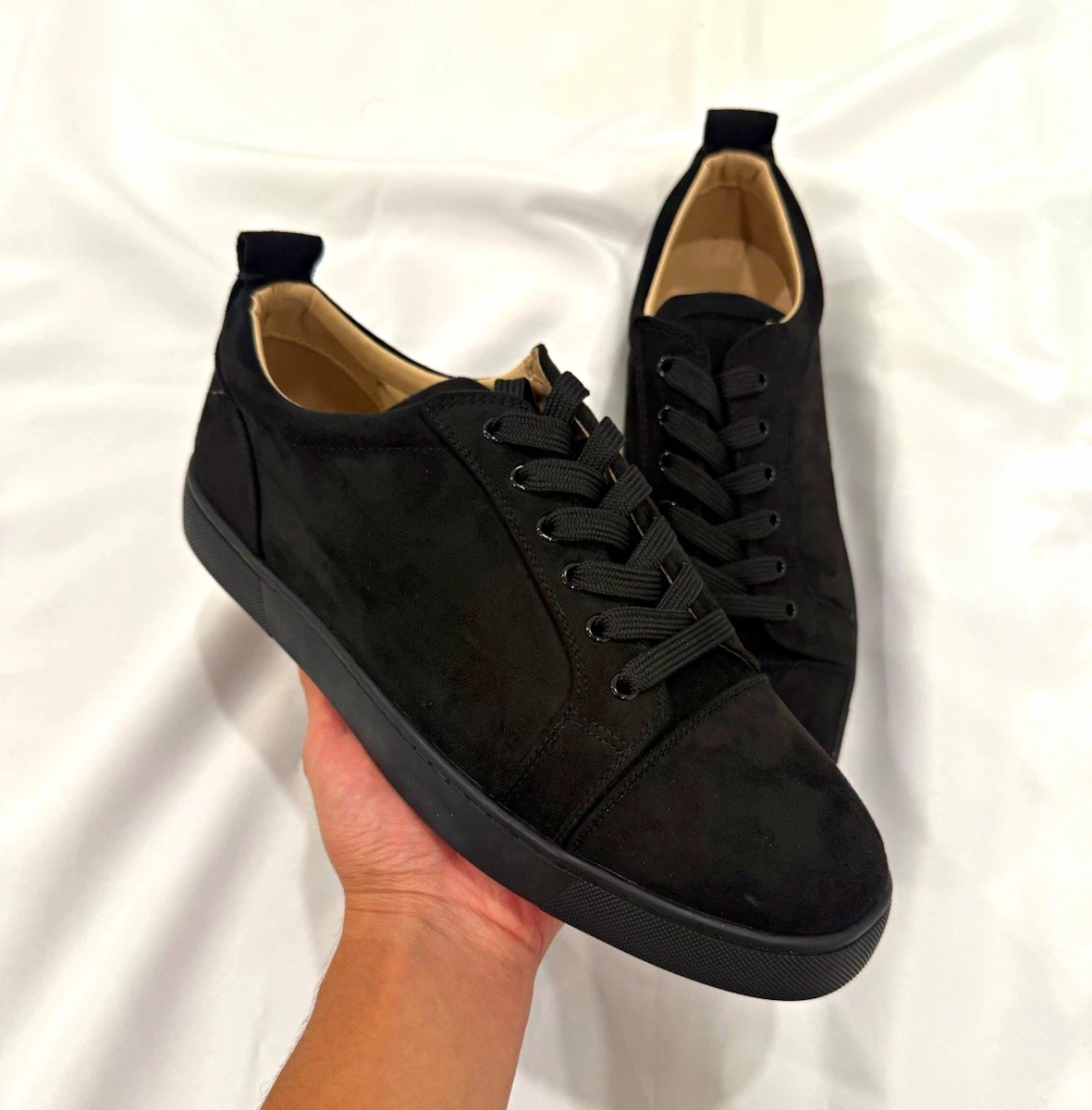 Christian Louboutin Black Suede Casual Shoes for Men for sale | eBay