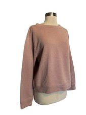 Varley Crewneck Sweatshirt Medium Blush Pink Logo