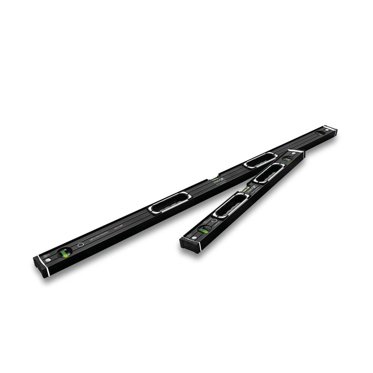 Stabila Dark Shadow 2 Piezas Tipo 196-2 Spirit Level Set 60cm y 120cm