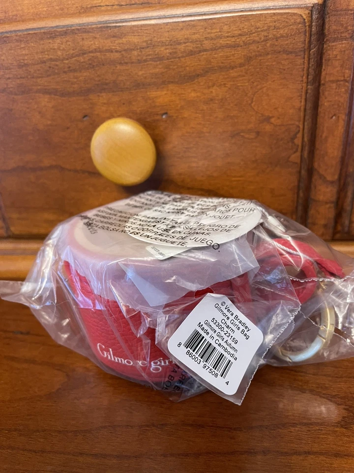 Vera Bradley Gilmore Niñas Luke's Taza de Café Monedero con Llavero Bolso Dije Foto 4 de 4