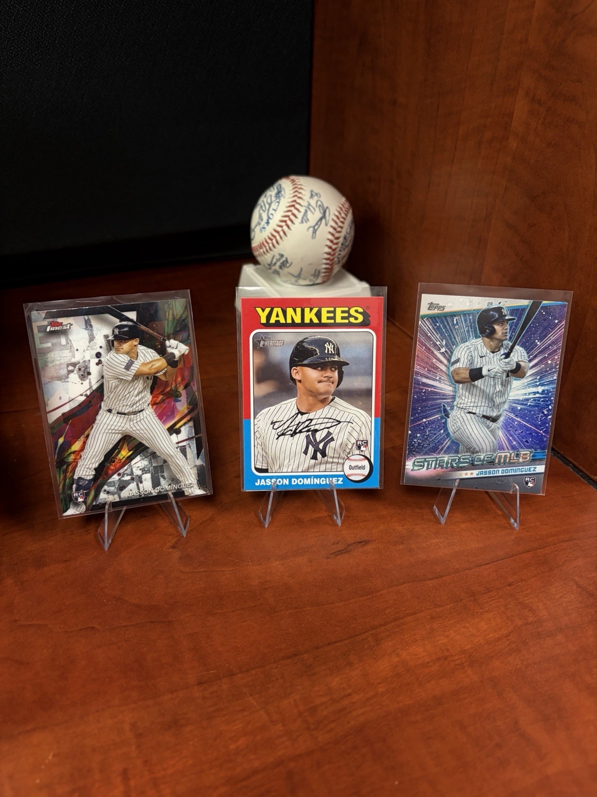 2024 Topps Finest Jasson Dominguez 83 Refractor (RC), Heritage 399, Stars Of MLB