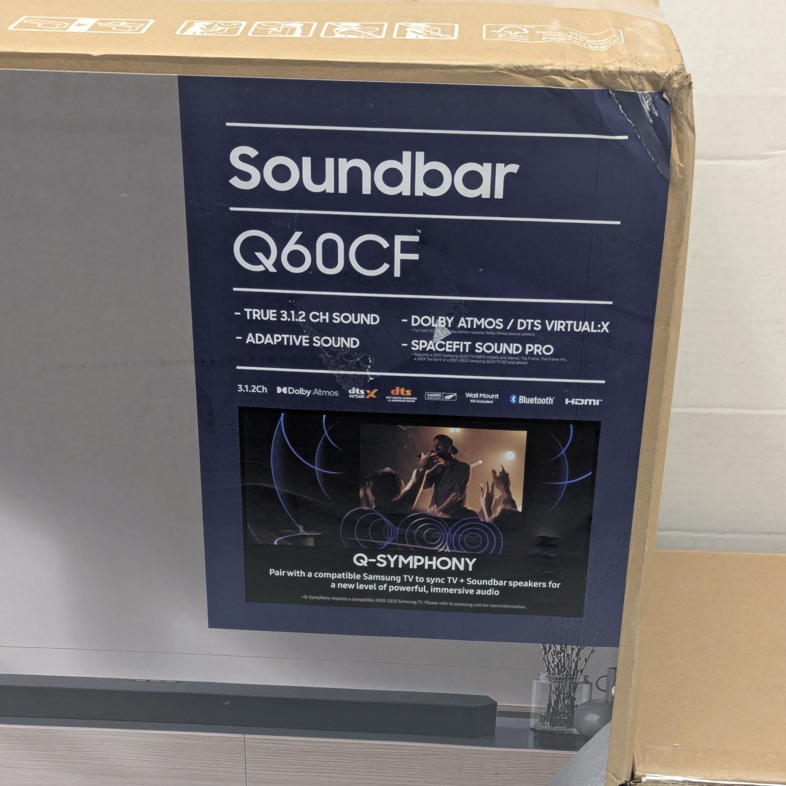 Samsung Q-Series HW-Q60CF 3.1.2 Ch Soundbar W/ Subwoofer (2025)