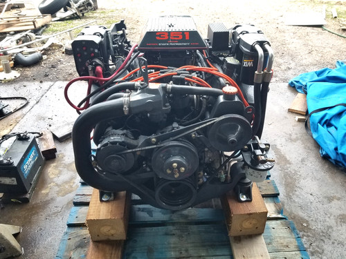OMC King Cobra 5.8L 351W Ford Marine Engine - Complete / Runs - 351 Windsor