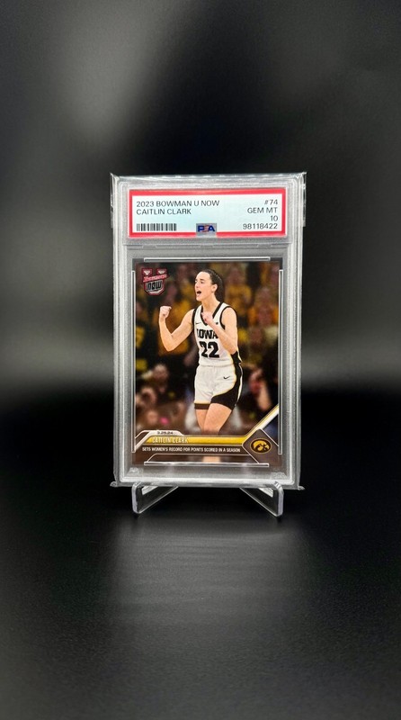 2023 BOWMAN U NOW #74 CAITLIN CLARK PSA 10! FAST SHIPPING! 🔥