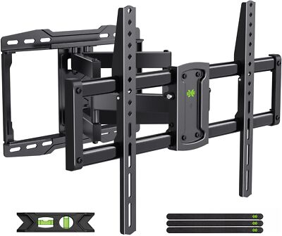 Ul Listed Full Motion Tv Wall Mount For Most 3786 Inch Tv Swivel And Tilt Mount 
