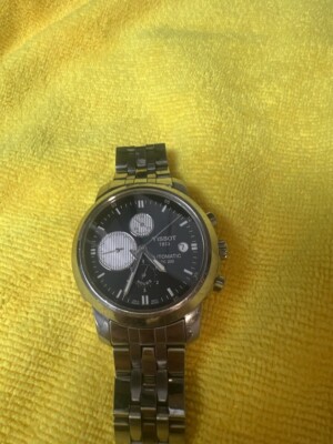 TISSOT / 自動巻腕時計/オートマティック/アナログ/--/ブラック/T014427A Tissot 1853 T014427A 42mm, 15 Jewels, Chronograph Automatic Men's