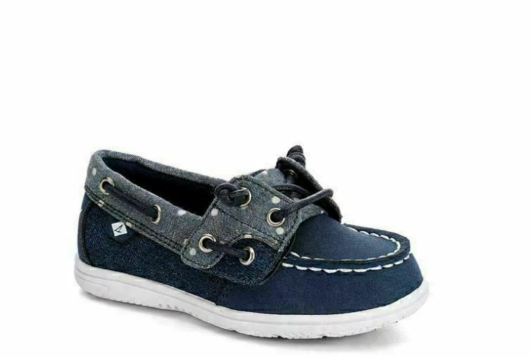 ZAPATO BARCO SPERRY Little KIDS SHORESIDER JR/AZUL DENIM Talla 10.5 Foto 2 de 4