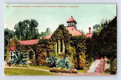 Postcard California Berkeley CA University Chemistry Building 1910s Unposted