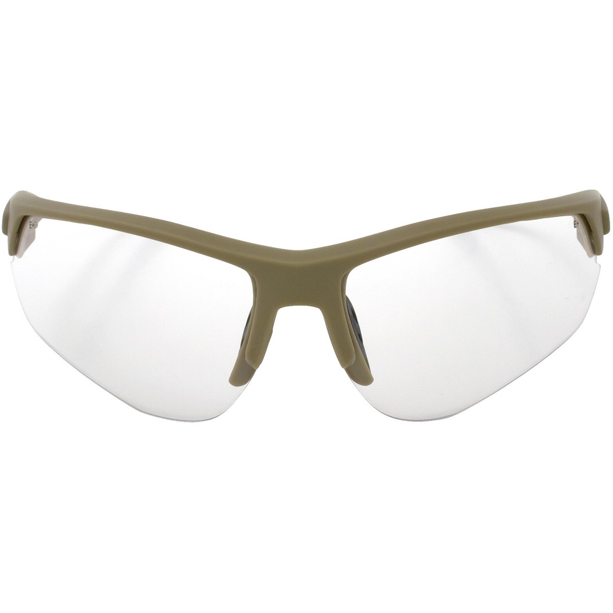 2 Pairs Epoch Eyewear Grunt Tactical Safety Sunglasses - Tan & Black Frames With Clear Lenses - View #4