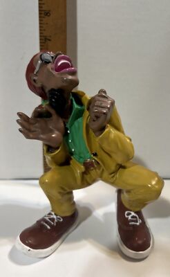 Gilde Handwerk Figurine Jazz Band Singer. (B-11)
