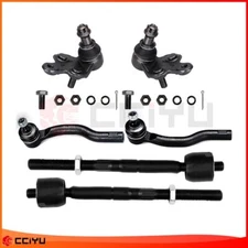 Set Of 6 For 2005-2015 2017-2019 Nissan Armada Front Tie Rod End Ball Joint Kit