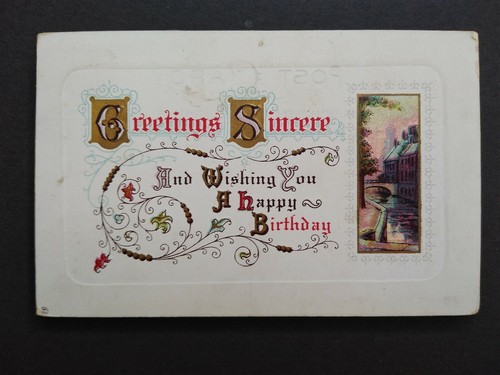 Maine: Postal de cumpleaños 1913 de Griswold (#1), DPO Aroostook Co - Imagen 2 de 2