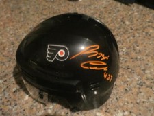 Reggie Leach Philadelphia Flyers  Signed Mini Helmet COA