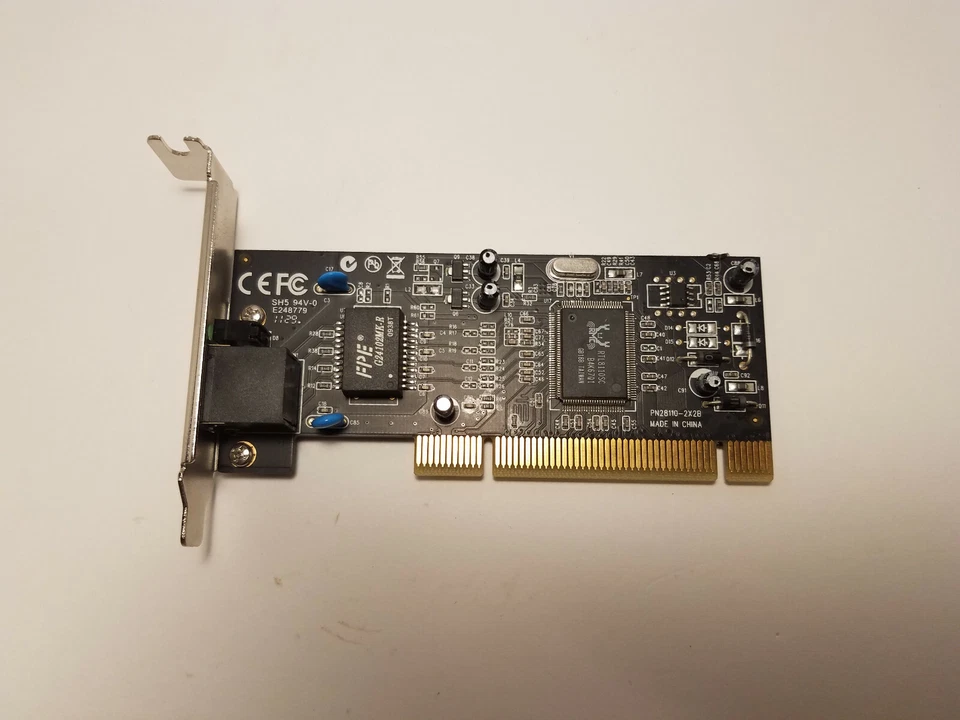 Rosewill PN28110-2X2B Low Profile PCI LAN Card Gigabit Ethernet 10/100/1000 - Изображение 2 из 4