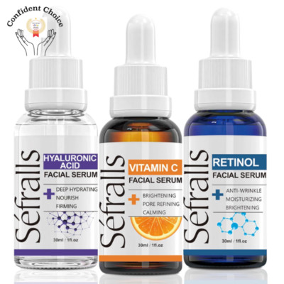 Anti-Aging Facial Serum, Face Lifting for All Skin Types, Beauty Serum -3Pack- A